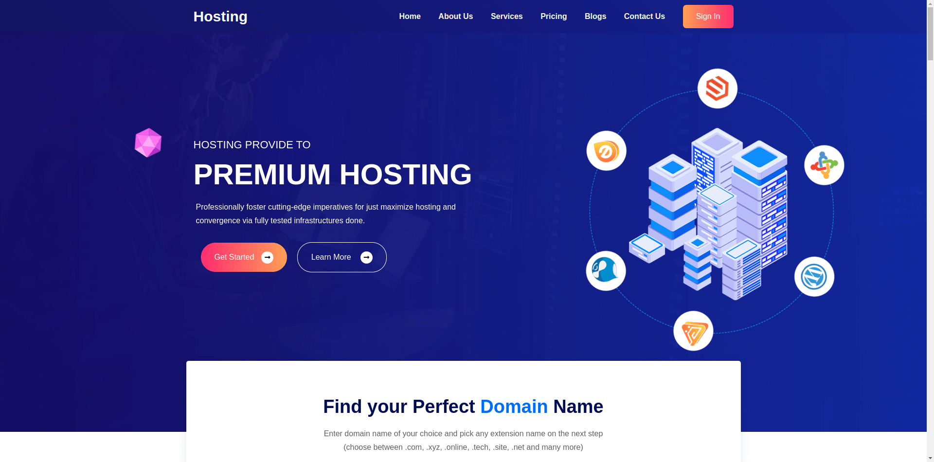 hosting image
